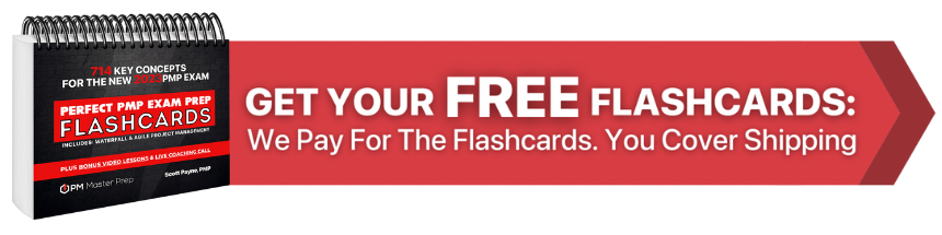 Get your free PMP flashcards from PM Master Prep