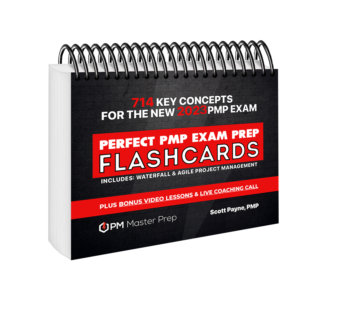 PMP Exam Prep Flashcards perfect for the new PMP Exam by PM Master Prep