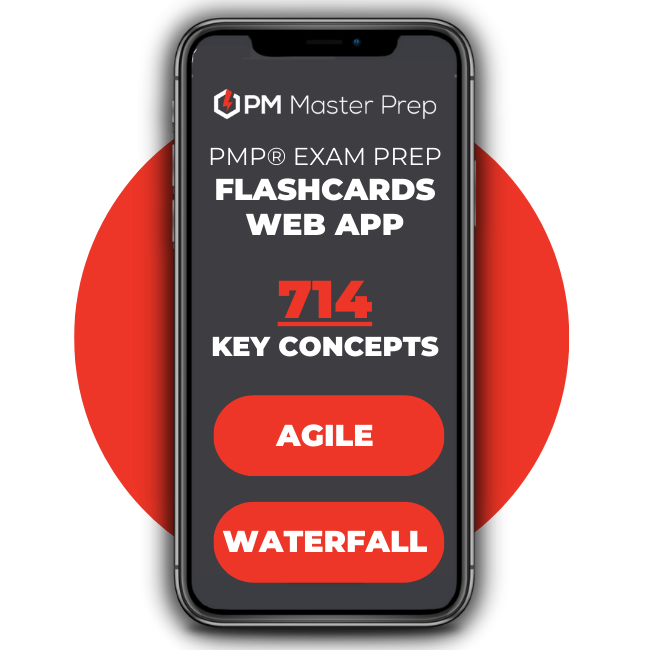 PMP Flashcards Web app.Master 714 key PMP concepts.