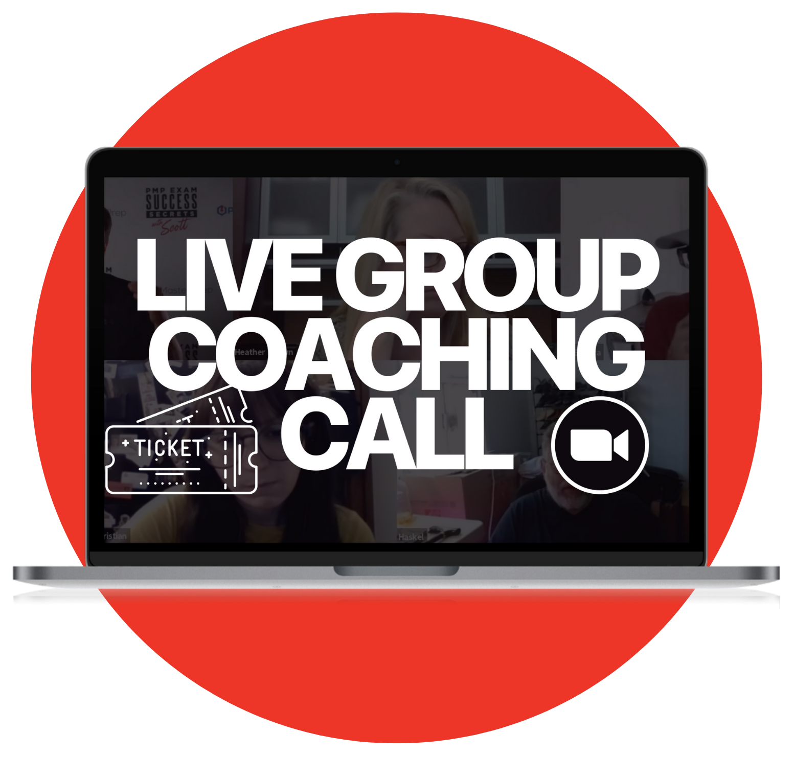 Two weekly live group coaching calls to keep you on track to ace the PMP exam.
